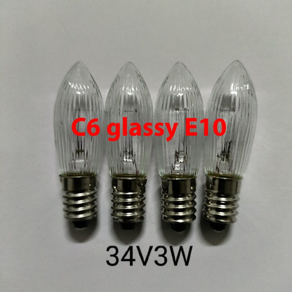C6 Glass Pattern E10 Small Electric Bead 34V3W