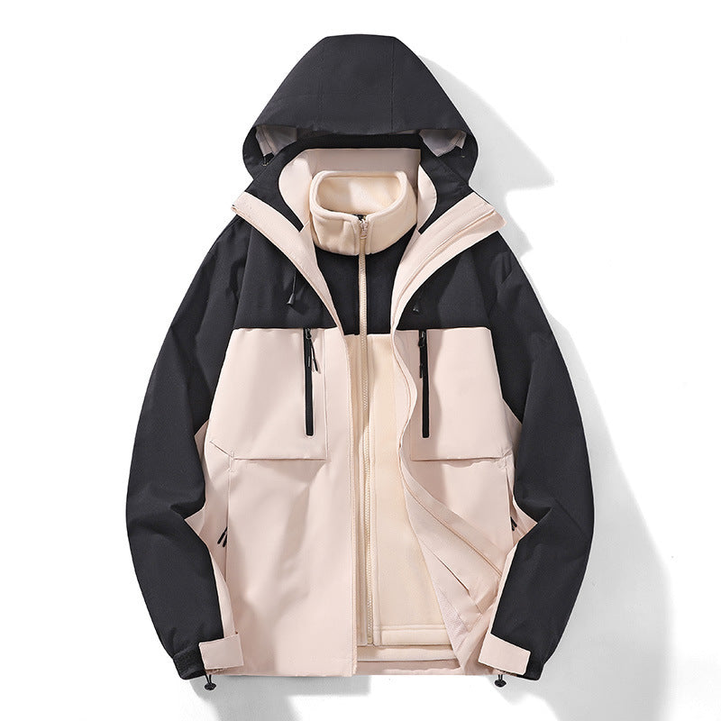 Men's And Women's Three-in-one Spring And Autumn Windproof