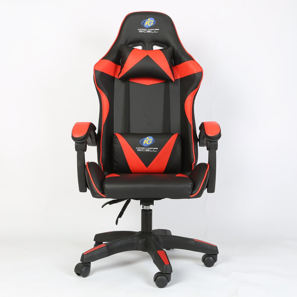 Gaming Racing Chair Height Adjustable Ergonomic PC Computer Chair E-Sports Gamer Office Task Swivel Chair w/ Headrest Lumbar Support Pillow 441lbs Wei