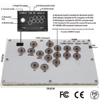HITBOX Mechanical Hot-swappable Fighting Keyboard