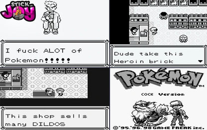 Pokemon Cock GBC ROM Hack Video Game Custom Gameboy Color