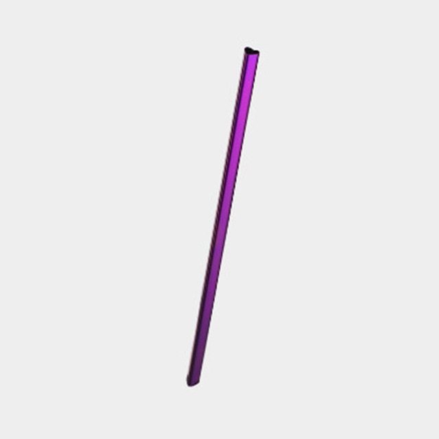 Reusable Metal Heart-shaped Drinking Straws Set