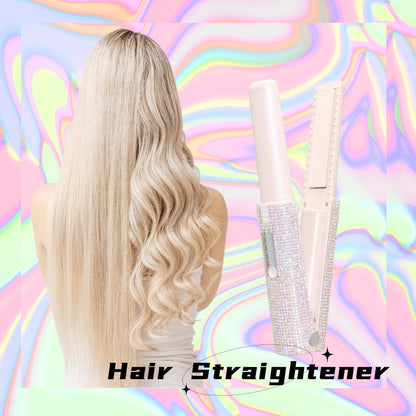 2-In-1 Electric USB Hair Straightening Brush Comb