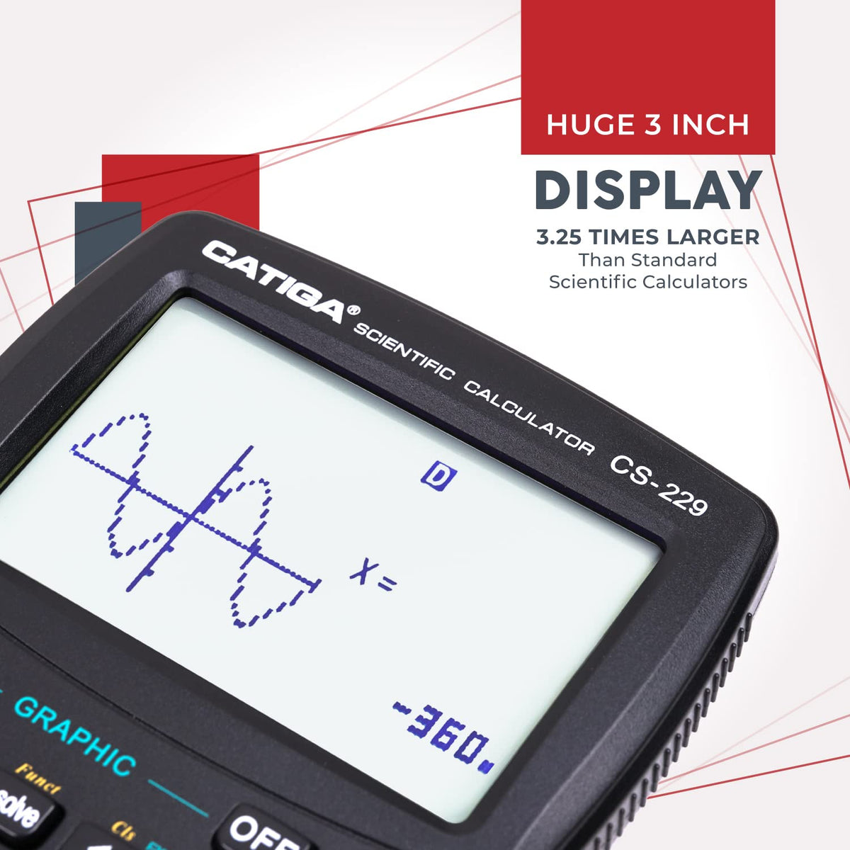 CS-229 Scientific Calculator with Graphics, Multiple Modes