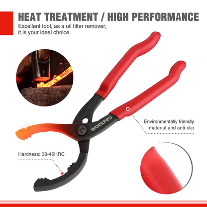 WORKPRO 12 in Adjustable Oil Filter Pliers