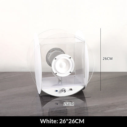 Creative Minimalist Acrylic Retro Bluetooth Round Speaker Ornament