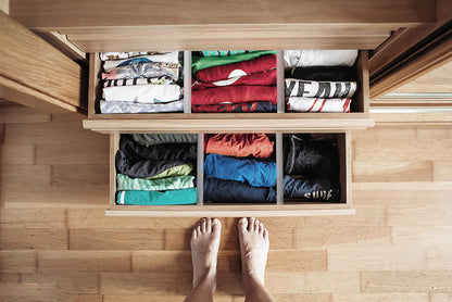 6 Pack Adjustable Drawer Dividers, 3.2 in High, Expand 11-20 in