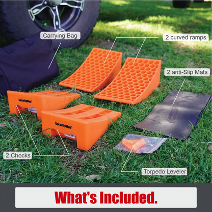 SECURITYMAN Camper Leveler 2-Pack Kit, Anti Slip, RV