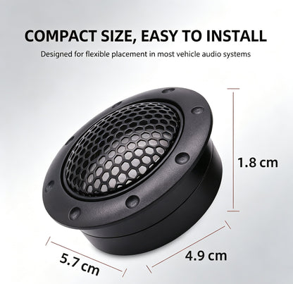 1.5 Inch Car Tweeter Speaker Dome Audio High Pitch Loudspeaker  Car Audio Modification Accessory