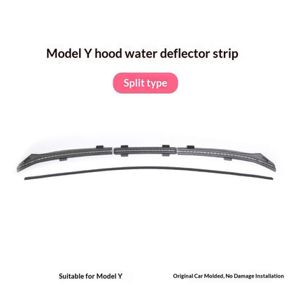 Waterproof Strip For The Front Hood, Tesla Front Hood Water Deflector