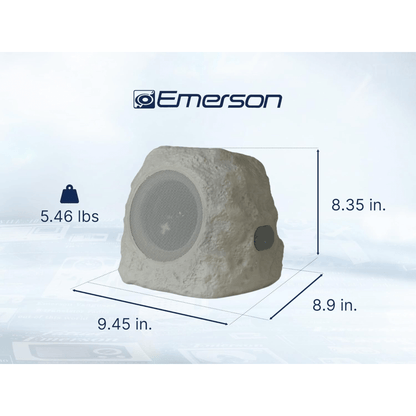 Emerson Rock Party Solar Multicolor LED Bluetooth Outdoor Speaker