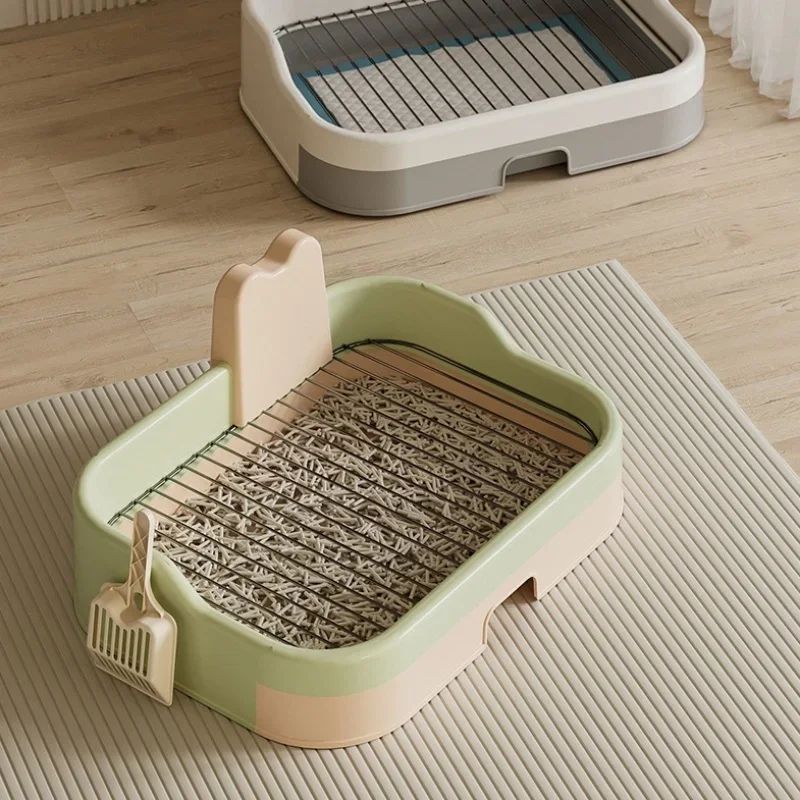 Pet Dog Toilet Portable Puppy Potty Tray Pet Litter Pan Dog Potty Pan Indoor Dog Potty Tray Puppy Training Tray Pet Accessories