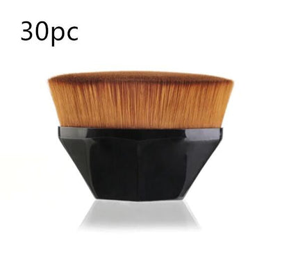 Flat Foundation Brush Kit: BB Cream, Loose Powder