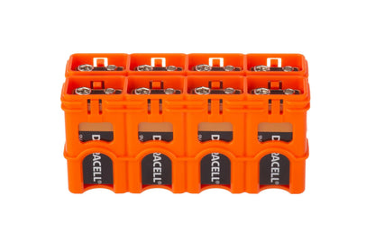 9V - 8 Pack (Orange)