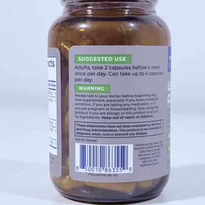 Power Life Lean Muscle Complex, 60 Capsules, Exp 09/2027