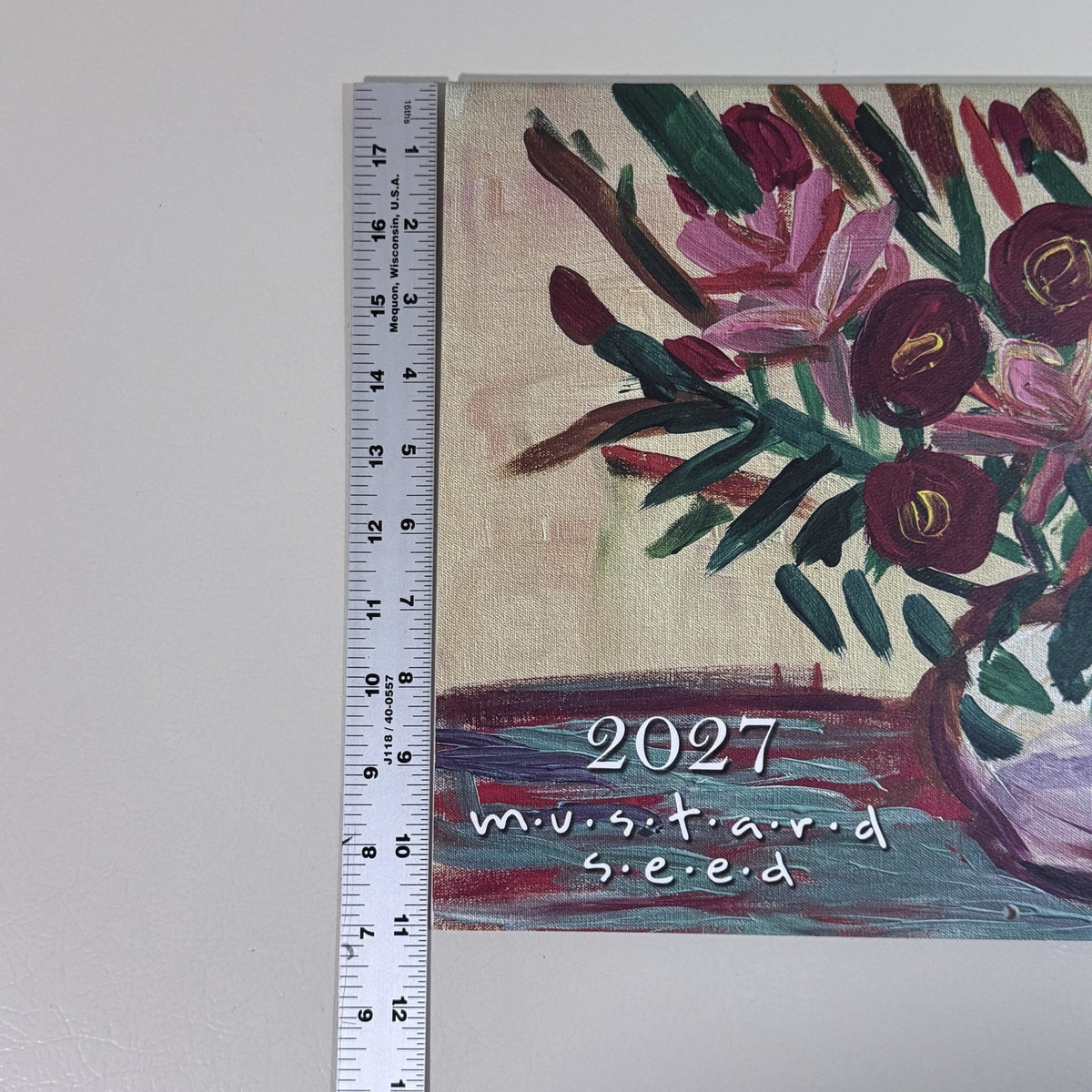 2027 Mustard Seed Wall Calendar Brandon MS Painted Artwork
