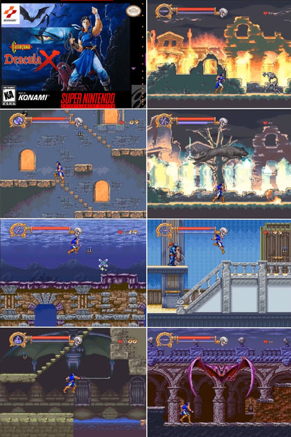 Castlevania: Dracula X SNES Video Game Cartridge Super Nintendo 1995