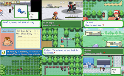 Pokemon Clover GBA ROM Hack Video Game V 1.3.3 Custom Gameboy Advance