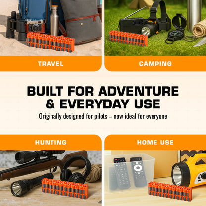 24 AA Pack Battery Caddy (Orange)