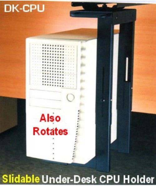DK-CPUk CPU Tower holder -  Slidable under-desk