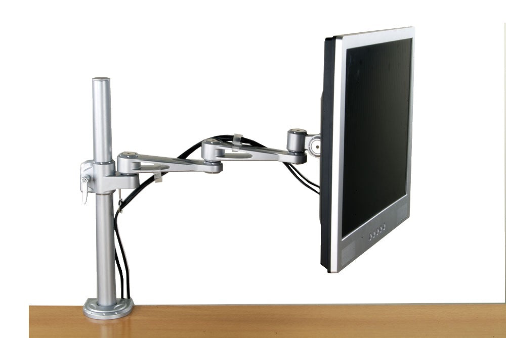 DF17CL Monitor Desk Stand and Arm - Clamp-on desk - height adjustable