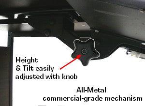 DKBDK Ergonomic Keyboard Shelf w/Mouse Tray - Slides in and out - For desk or table