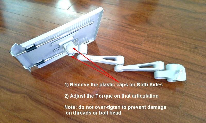 DLAC2 Laptop Desk Mount Stand Tray Arm with C Clamp