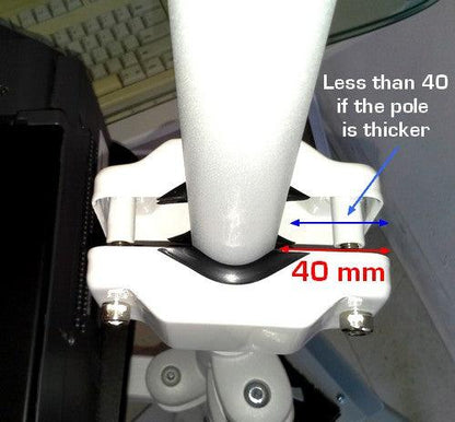DPA1 Pole Clamp for Pole Diam. 1.00 - 1.5"
