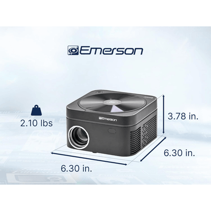 Emerson 120" Home Theater LCD Projector with Built-In DVD Player
