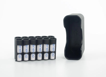 Magnetic AA 12 Pack Embedded with Cradle (Carbon Fiber)