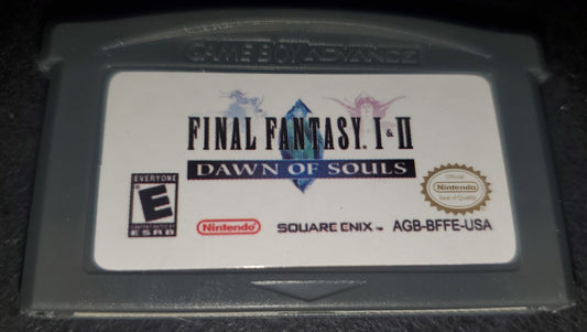 Final Fantasy 1 & 2 Dawn of Souls GBA Video Game Boy Advance 2004