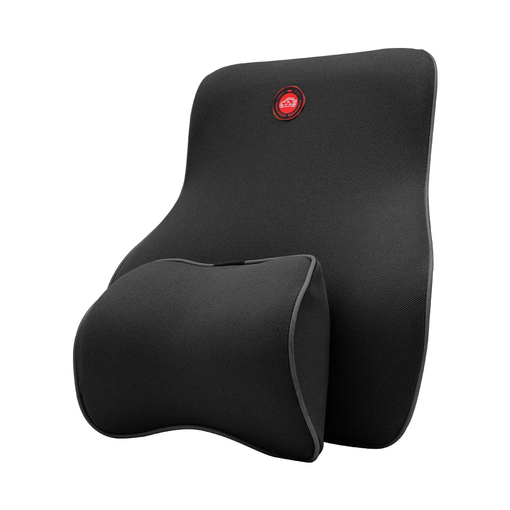 Memory Foam Car Cushions – Neck Pillow & Lumbar Options