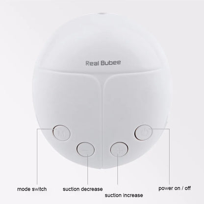 Real Bubee Single/double Electric Breast Pump With Milk Bottle Infant Usb Bpa Free Powerful Breast Pumps Baby Breast Feeding