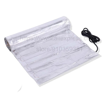 Electric Underfloor Heating System Aluminum Foil Mat Kit Heater For Laminate Carpet Wood Approved Floating Floor Tiles