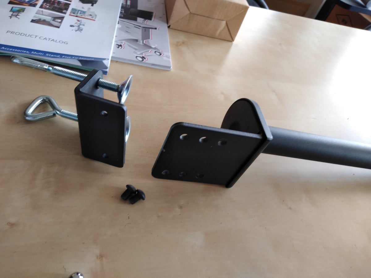 DSCLB Monitor Desk Stand Height Adjustable Clamp-on VESA