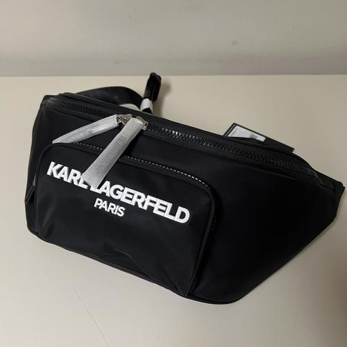 KARL LAGERFELD Paris Voyage Sling Backpack Black One Size