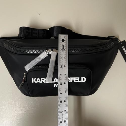 KARL LAGERFELD Paris Voyage Sling Backpack Black One Size