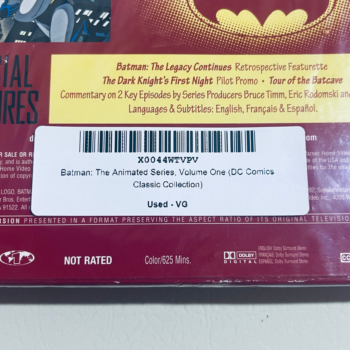 Used - Batman: The Animated Series, Volume One, DC Comics