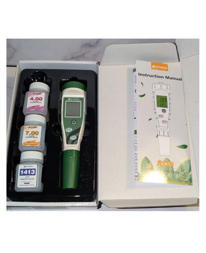 Digital pH and EC Water Quality Tester, Hydroponics, Aquarium, Pool