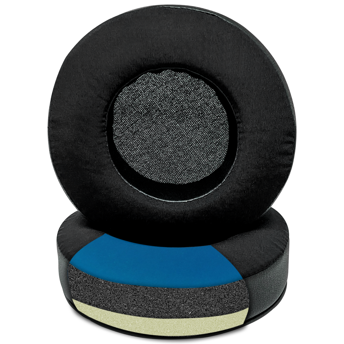 CentralSound Cooling Gel + Memory Foam Premium Replacement Ear Pad Cushions Universal Round 100mm