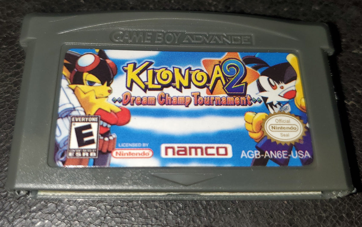 Klonoa 2 Dream Champ Tournament GBA Video Game Boy Advance 2005