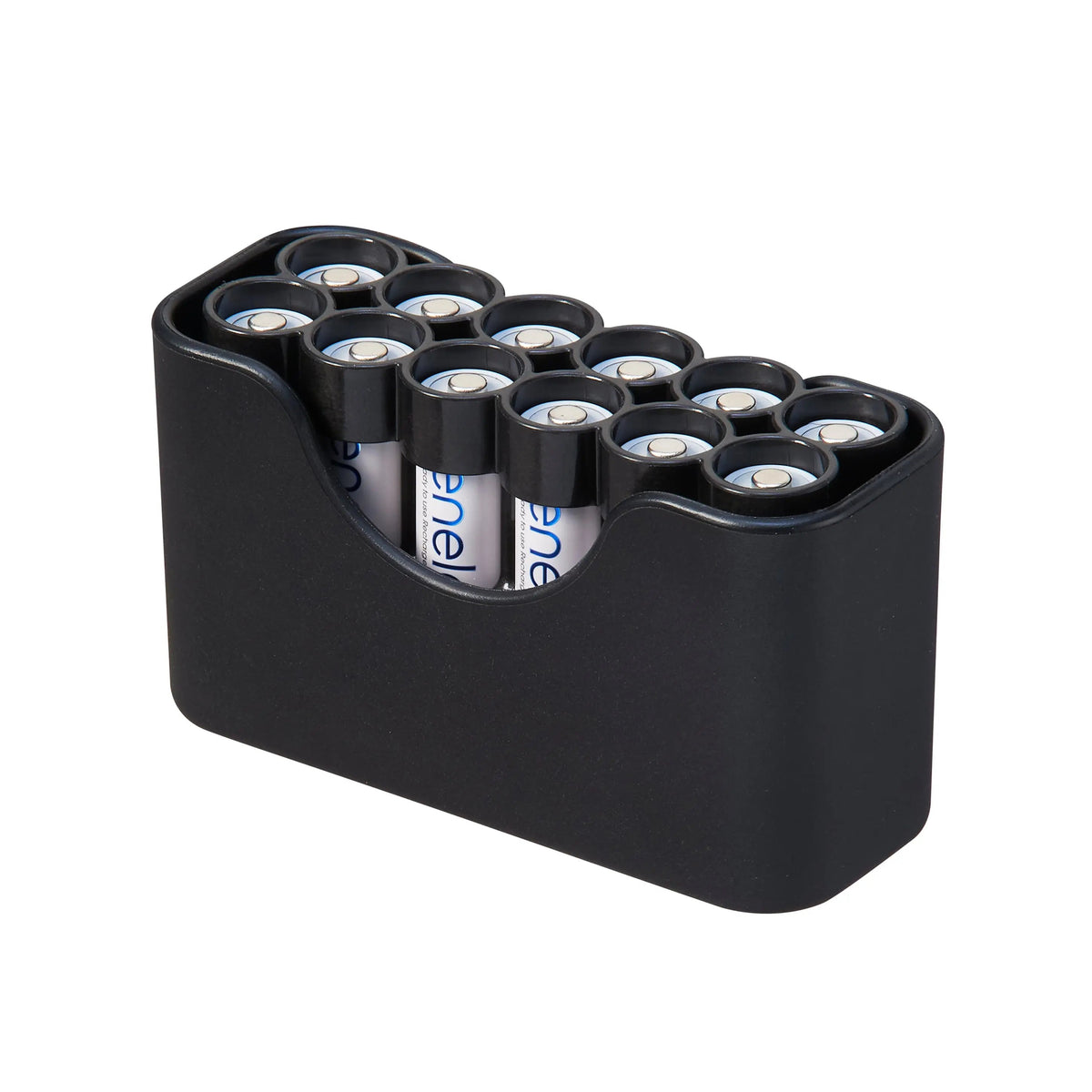 Magnetic AA 12 Pack Strip With Cradle (Carbon Fiber)