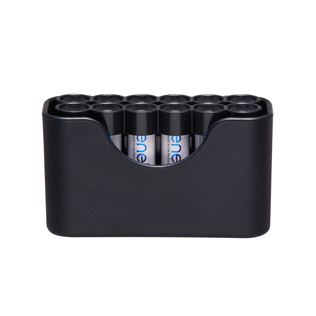 Magnetic AA 12 Pack Strip With Cradle (Carbon Fiber)