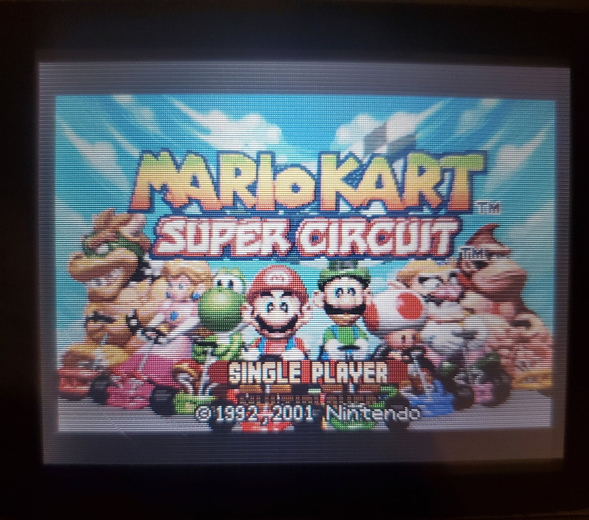 Mario Kart Super Circuit GBA Video Game Boy Advance Nintendo 2001