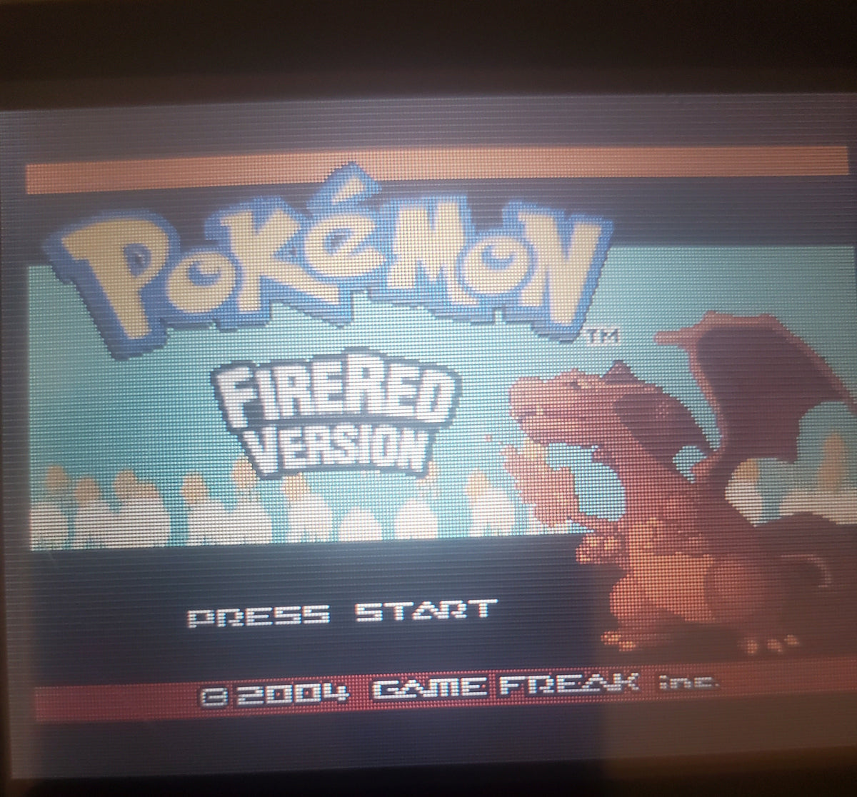Pokemon FireRed GBA Video Game Cartridge Game Boy Advance 2004