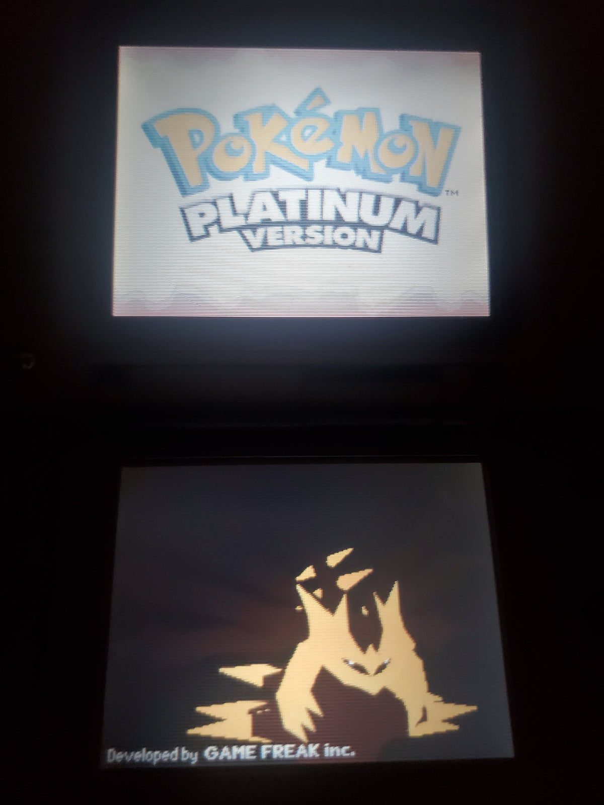 Pokemon Platinum NDS Video Game Cartridge Nintendo DS 2008