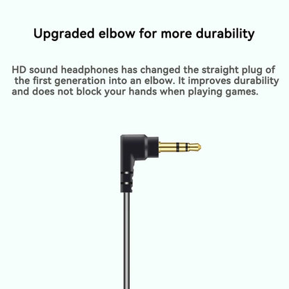 9D Heavy Bass Gaming Headphones 3.5mm HIFI Music Wired Earbud 15.4mm Dynamic HD Microphone Earphone For Gaming Meeting Vido EB2S