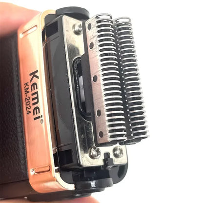 Kemei 2024 Razor Blade Shaver Head For Men's Electric Shaver KM-2024 Razor Mesh Blade Net Original Beard Shaving Parts