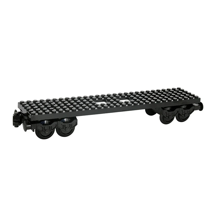 2025 New MOC City Creative Idea 6 * 28 dark grey train base Building Block Bricks Kids DIY High-tech Creative Toy