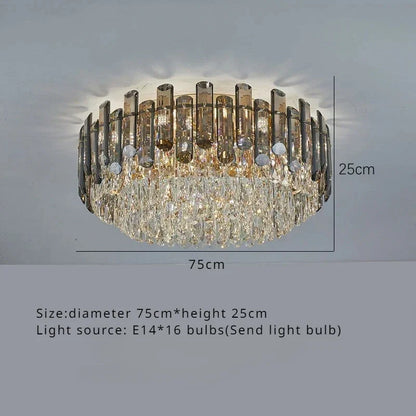 Nordic Led Crystal Chandeliers Gold Luxury Lighting Dining Living Room Bedroom Kitchen Island Lights Indoor Hanging Light Lustre